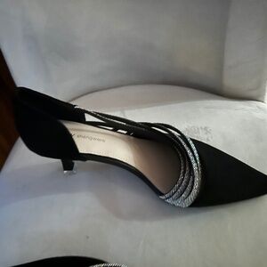 Rhinestone Toe Heeled Pumps - BRAND NEW